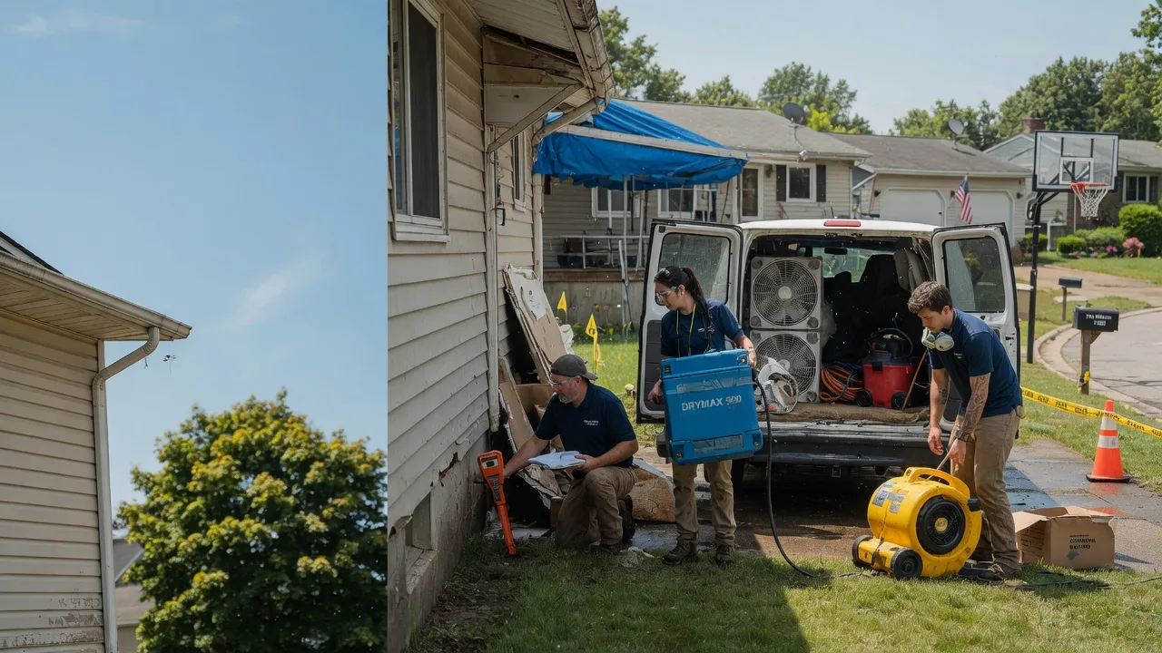 Ceiling Leak Cleanup in Brownfield, PA near me